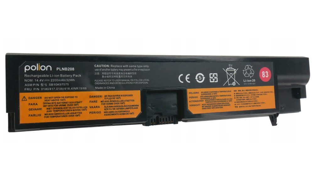 TRX baterie Polion/ 2200 mAh/ 14.4V/ pro Lenovo ThinkPad E570, E570C, E575/ neoriginální TRX-PL-01AV415