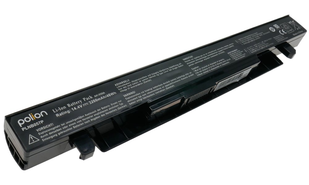 TRX Baterie Polion A41-X550A pro notebooky ASUS A450 A550 R510 R513C - 3200mAh články LG /neoriginální TRX-PLNB057P
