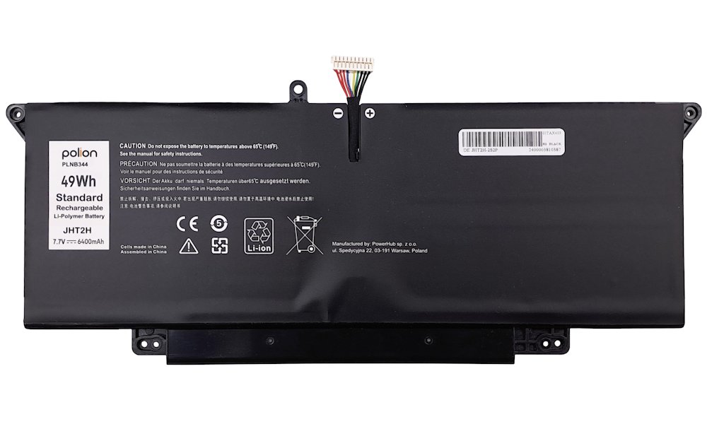 TRX Baterie Polion JHT2H pro notebooky DELL 451-BCPW Latitude 14 7310 7410 - 6400mAh 49Wh /neoriginální TRX-PLNB344
