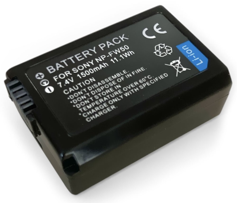 TRX baterie Sony/ 1500 mAh/ NEX-5/ NEX-5A/ NEX-5C/ NEX-5D/ NEX-5K/ NEX-3/ NEX-3C/ neoriginální TRX-NP-FW50