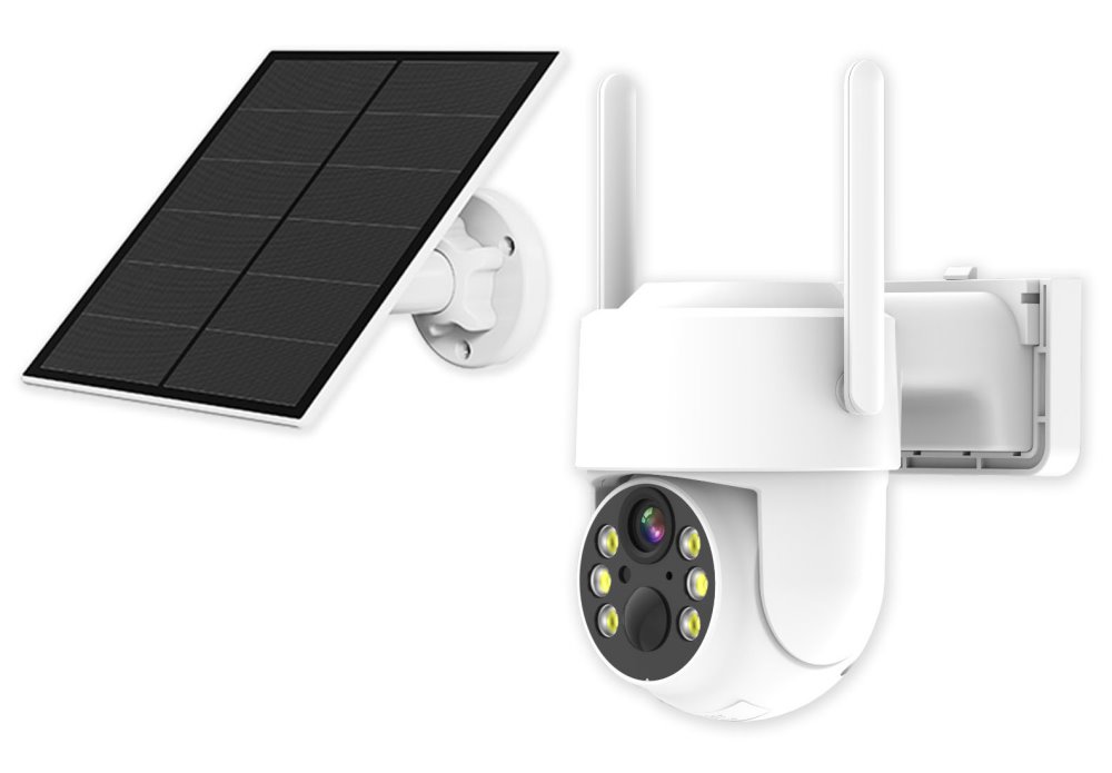 TRX Bezpečnostní IP kamera Innotronik BK-ICS-BC31, bezdrátová, 4.0Mpix, Wi-Fi, solární panel + Li-Ion baterie