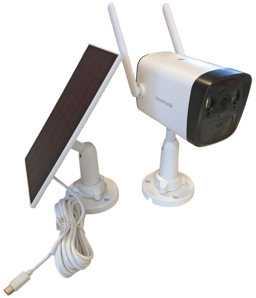 TRX Bezpečnostní IP kamera Innotronik ICH-BC25, bezdrátová, 2.0Mpix, WiFi, solární panel, Li-Ion baterie BK-ICH-BC25
