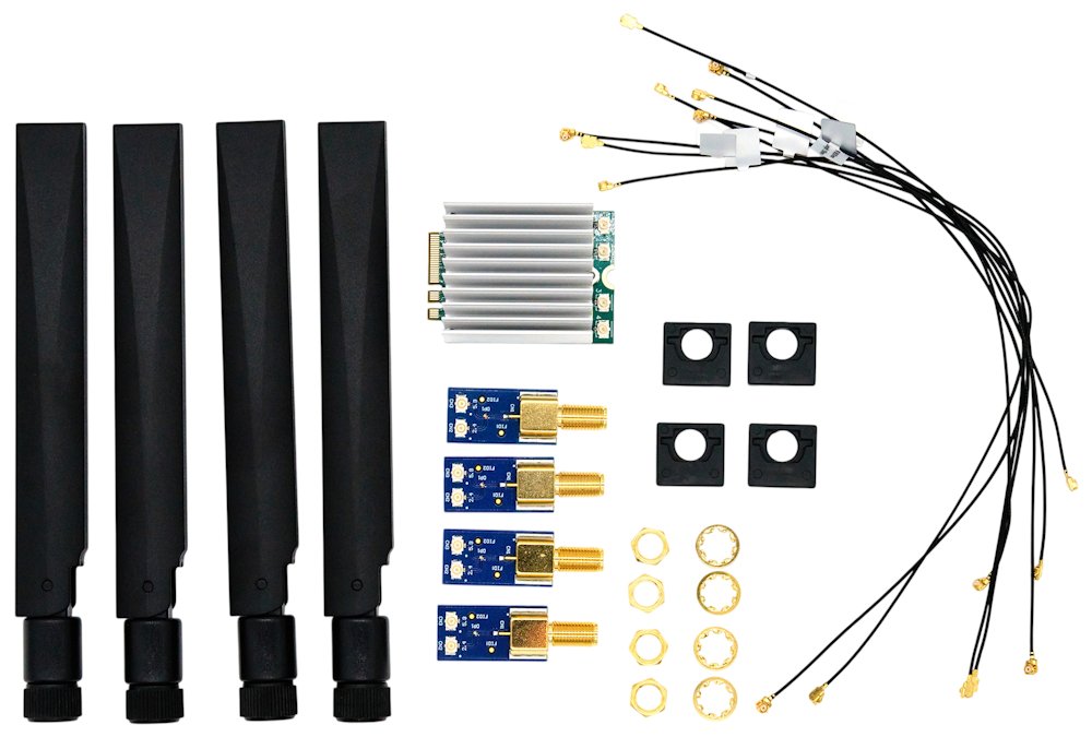 Turris Omnia NG 5G Kit (pigtaily, antény, modem, chladič) RTROM04-5G-KIT