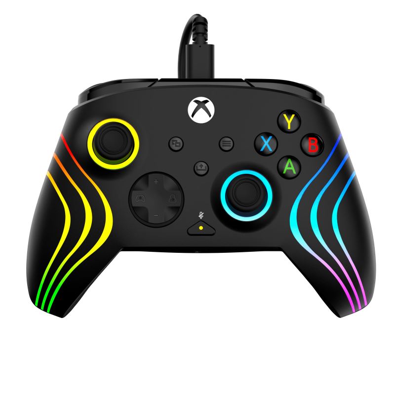 Turtle Beach Afterglow Wave, RGB herní ovladač pro XBOX Series X/S, XBOX One, PC, černá 0840454400069