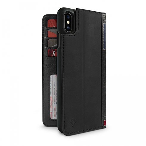 TwelveSouth púzdro Journal pre iPhone XS Max - Black 12-1818