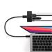TwelveSouth StayGo mini USB-C Hub - Black 12-2039