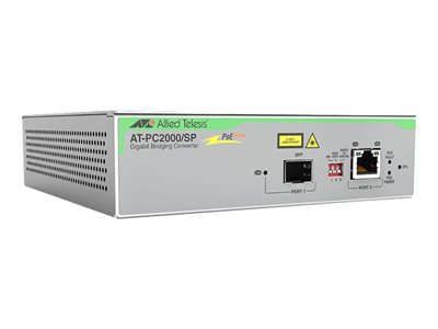 Two-port Gigabit Speed/Media Converting, Two-port Gigabit Speed/Media Converting AT-PC2000/SP-960