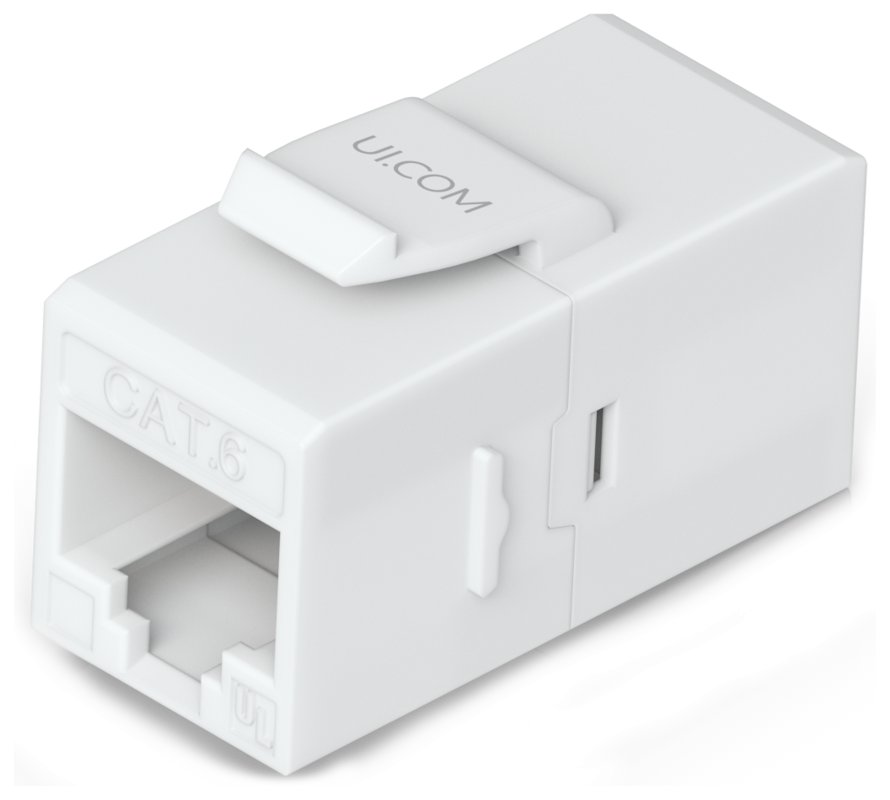 Ubiquiti Cat6 Keystone Coupler, 12-Pack UACC-Keystone-Coupler-C6
