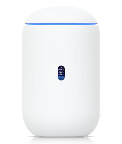 Ubiquiti Desktop 10G Cloud Gateway with integrated WiFi 7, PoE switch, microSD storage, and full UniFi application UDR7