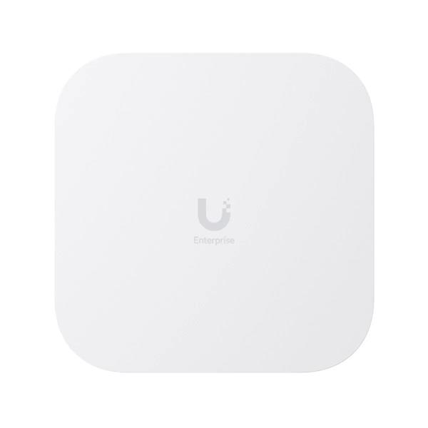 Ubiquiti Enterprise-grade indoor access point with 10-stream WiFi 7 performance, a 10 GbE uplink, and a redundant GbE E7