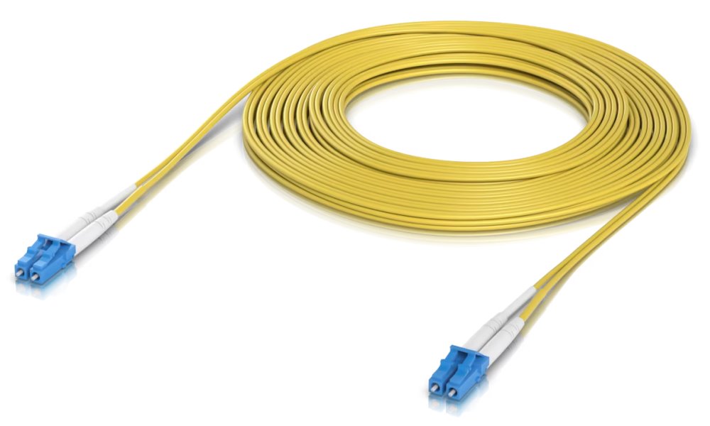 Ubiquiti OS2 Duplex LC UPC Fiber Patch Cable 10m - Single-mode patch kabel, duplex LC, délka 10m UACC-OFC-S2-LULU-10M