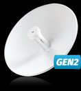 Ubiquiti PowerBeam 5AC Gen2 - AP/client 5GHz, anténa 25dBi MIMO2x2, airMAX AC, 1x Gbit RJ45, PoE 24V PBE-5AC-GEN2