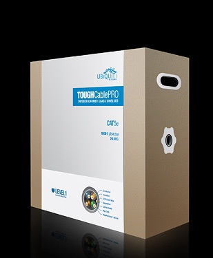 Ubiquiti TOUGHCable Pro - Kabel horizontální - 304.8 m - dvojnásobně stíněný - CAT 5e - venkovní - TC-PRO UISP-CABLE-PRO