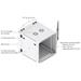 Ubiquiti UniFi 12U Rack Cabinet Wall SW Glass UACC-Rack-12U-Wall-SW-G