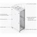 Ubiquiti UniFi 42U Rack Cabinet 1000 Perforated UACC-Rack-42U-1000-P