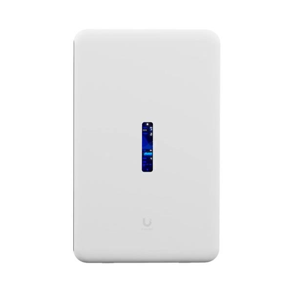 Ubiquiti UniFi 6 Wall-mountable UniFi Cloud Gateway with a built-in WiFi 6 access point, PoE switching, and full Uni UDW