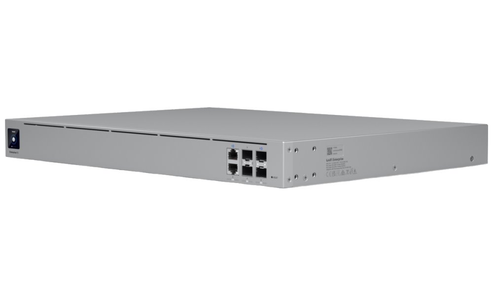 Ubiquiti UniFi Enterprise Fortress Gateway - Router, UniFi Network OS, NeXT AI, IDS/IPS, 2x 2.5GbE, 2x SFP+, 2x SFP2 EFG