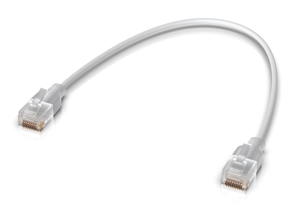 Ubiquiti UniFi Etherlighting Patch Cable 0.15m - Patch kabel, Cat6, Etherlighting, délka 0,1 UACC-Cable-Patch-EL-0.15M-W