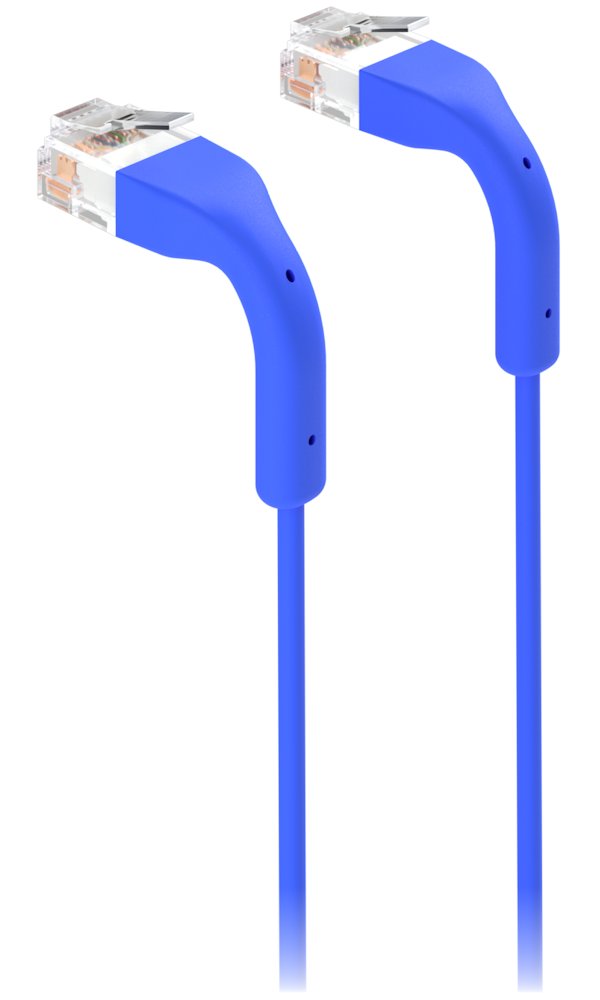 Ubiquiti UniFi Patch Cable 0.2m Blue 50pack - Patch kabel, UTP, až 10GbE, délka 0.2m, modrý, UACC-Cable-Patch-0.2M-BL-50