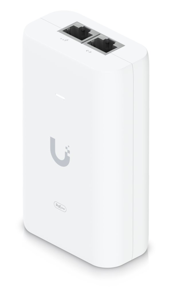 Ubiquiti UniFi PoE++ Adapter - Gigabit PoE injektor, 48V, 60W, včetně napájecího kabelu U-POE++