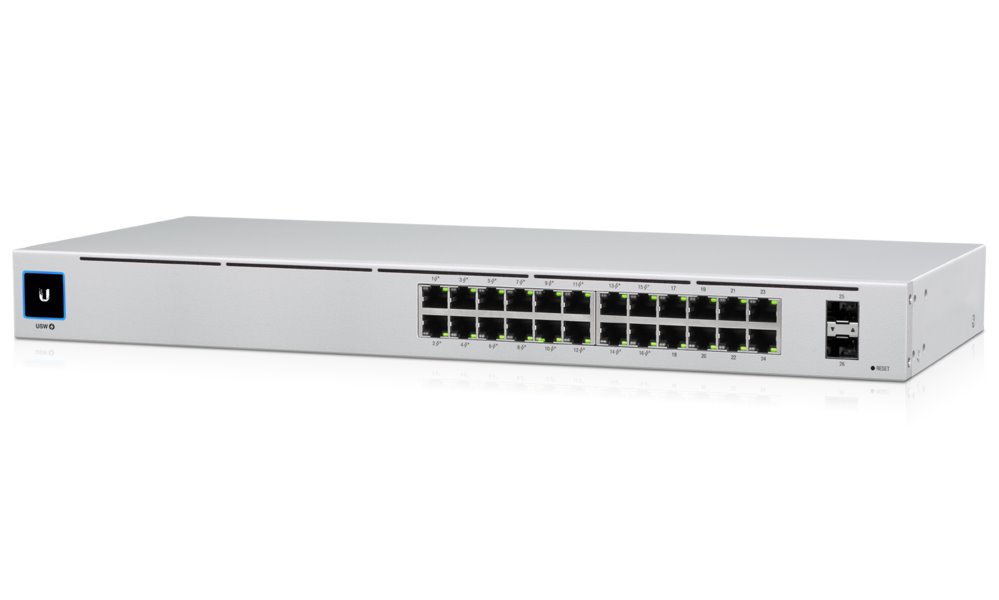 Ubiquiti UniFi switch Gen2 USW-24-POE 24x1000Mbps + 2x SFP PoE/PoE+ Fanless (95W)