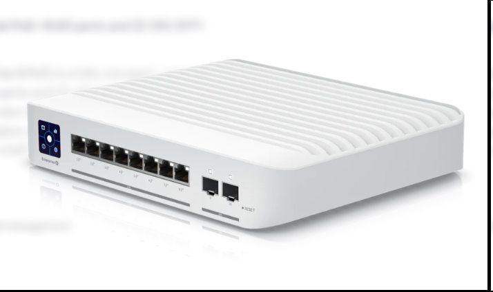 Ubiquiti UniFi switch Gen2 USW-Enterprise-8-PoE Layer3 8x 2,5Gbps + 2x SFP+ POE-802.3af/at (120W)
