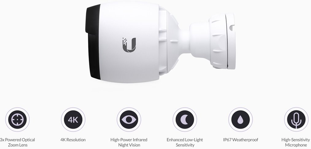 Ubiquiti UniFi Video Camera G4 PRO - 3 pack UVC-G4-PRO-3