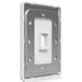 Ubiquiti Universal Paintable 1-Port Keystone Wall Plate Vertical UACC-WP-Keystone-V-1P