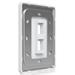 Ubiquiti Universal Paintable 2-Port Keystone Wall Plate Vertical UACC-WP-Keystone-V-2P