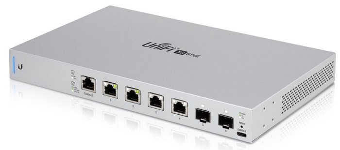 UBNT US-XG-6POE UniFi Switch,10GB,6-port,802.3bt