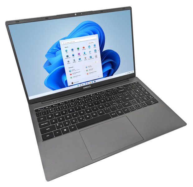 UMAX notebook VisionBook 15WN Plus/ 15,6" IPS/ 1920x1080/ N100/ 8GB/ 256GB SSD/ HDMI/ 3x USB 3.0/ W11 Pro/ šed UMM230250