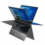 UMAX VisionBook 14Wr Flex/Celeron N4120/4 GB/128 GB eMMC/M.2 SATA SSD slot/14,1" Full HD/W10Pro/Tmavě šedý UMM220V40