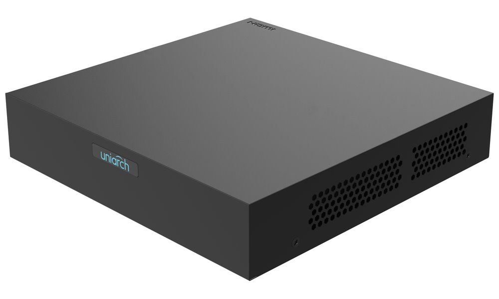 Uniarch by Uniview NVR rekordér/ NVR-104S3-P4/ pro 4 kamery/ rozlišení 6 Mpix/ 4x PoE/ Onvif