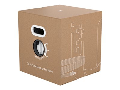 UniFi venkovní kabel Cat5e 305m, Ubiquiti UACC-Cable-C5e-Outdoor-Pro-305M-W UniFi venkovní kabel Ca
