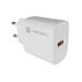 Universální nabíječka Natec RIBERA 18W, 1X USB-A, bílá NUC-2392