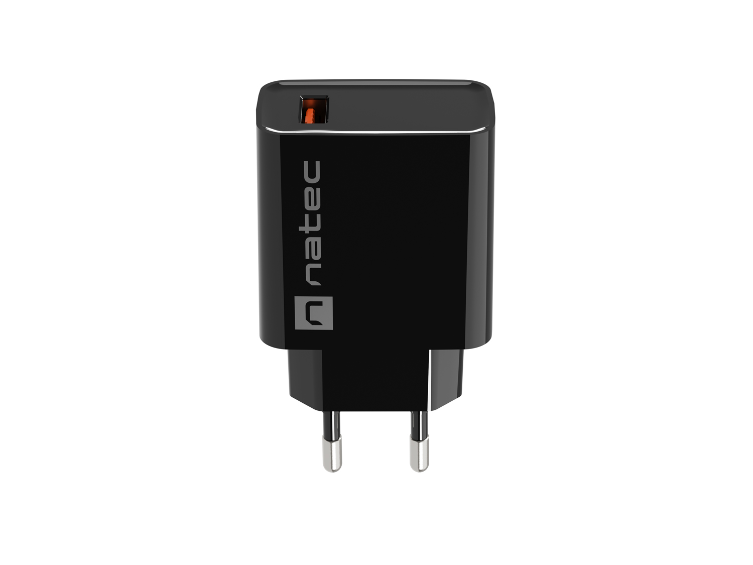 Universální nabíječka Natec RIBERA 18W 1X USB-A, černá NUC-2058