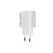 Universální nabíječka Natec RIBERA 20W, 1X USB-C, bílá NUC-2394
