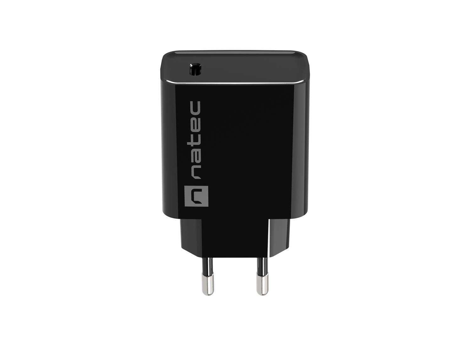 Universální nabíječka Natec RIBERA 20W 1X USB-C, černá NUC-2060