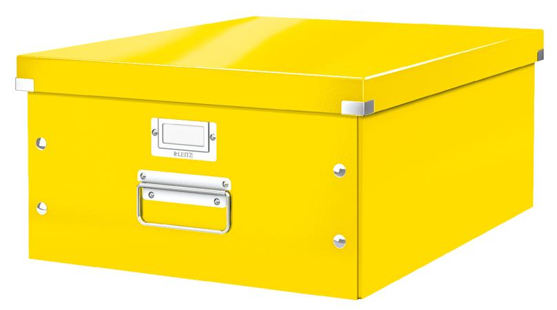 Univerzální krabice Leitz Click&Store, velikost L (A3), žlutá 60450016