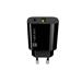 Univerzální nabíječka Natec RIBERA 20 W, 1X USB-A + 1X USB-C, černá NUC-2397