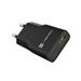 Univerzální USB nabíječka Natec RIBERA GaN SLIM, 20 W, 1X USB-A + 1X USB-C, Černá NUC-2377
