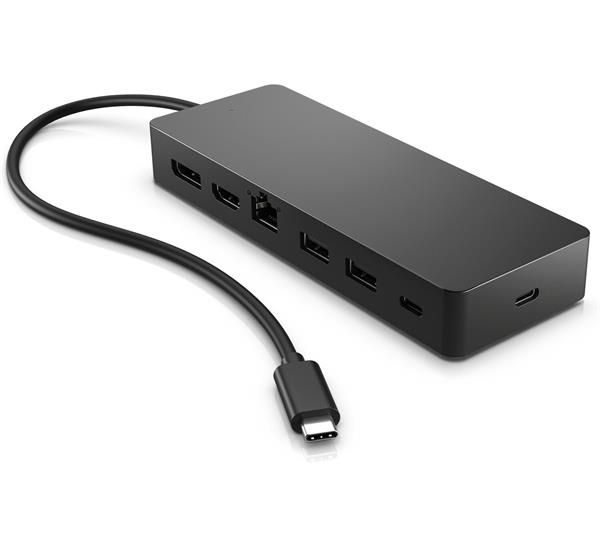 Univerzálny multiportový rozbočovač HP USB-C (2x USB-A 3.2, 1xUSB-C, 1xHDMI 2.0, 1xDP 1.2, USB-C 65W, RJ45, bez 50H55UT