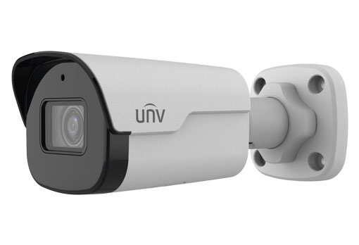 UNIVIEW IP kamera 1920x1080 (FullHD), až 25 sn/s, H.265, obj. 2,8 mm (106,7°), PoE, Mic., Smart IR IPC2122SB-ADF28KM-I0