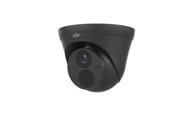 UNIVIEW IP kamera 2688x1520 (4 Mpix), až 30 sn/s, H.265, obj. 2,8 mm (97°), PoE, Mic, IR 30m, W IPC3614LE-ADF28K-H-BLACK