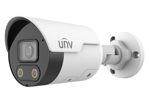 UNIVIEW IP kamera 3840x2160 (4K UHD), až 20 sn/s, H.265, obj. 4,0 mm (86,5°), PoE, Mic., Repro, Sm IPC2128SB-ADF40KMC-I0