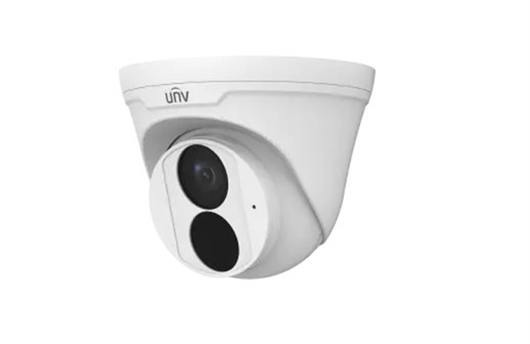 UNIVIEW IP kamera 3840x2160 (8 Mpix), až 20 sn/s, H.265, obj. 4 mm (83,1°), PoE, Mic, IR 30m, WDR 120 IPC3618LE-ADF40K-H