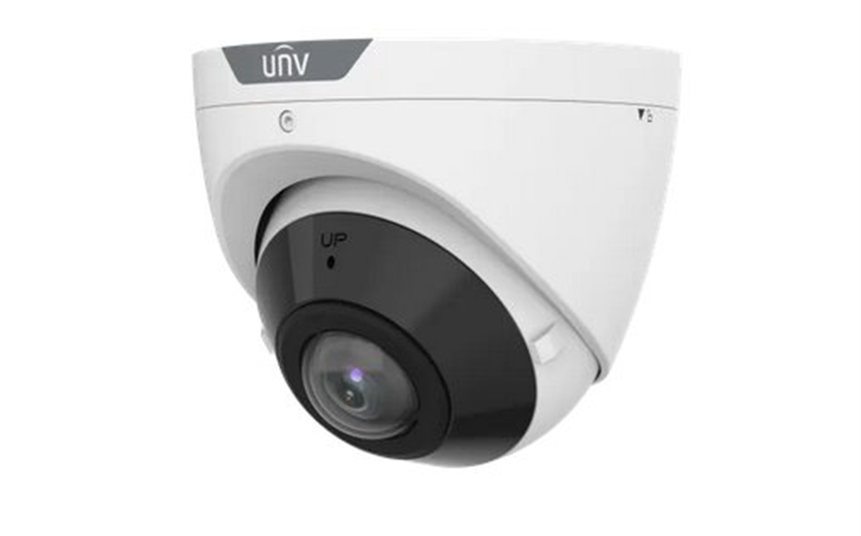 UNIVIEW IP kamera 3840x2160 (8 Mpix), až 30 sn/s, H.265, obj. 1,68 mm (180°), PoE, Mic, Smart IR 20 IPC3608SB-ADF16KM-I0