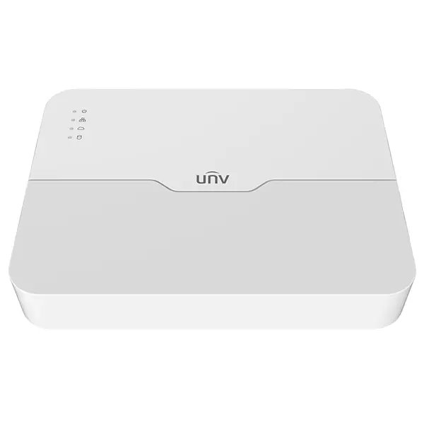 UNIVIEW NVR, 4 kamály, až 8MPx, (bez HDD), PoE 4ch NVR301-04LS3-P4
