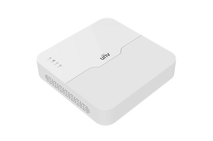 Uniview NVR301-04B-LP4-IQ, 4 kanály, PoE, max.IN:80Mbps/OUT:80Mbps, chytrá analytika SIP, UMD