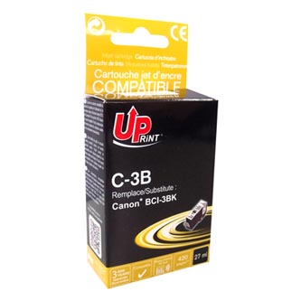 UPrint kompatibil ink s BCI3eBK, black, 28ml, C-3B, pre Canon BCI3eBK - pro BJC6000, 6100, 6200, S4